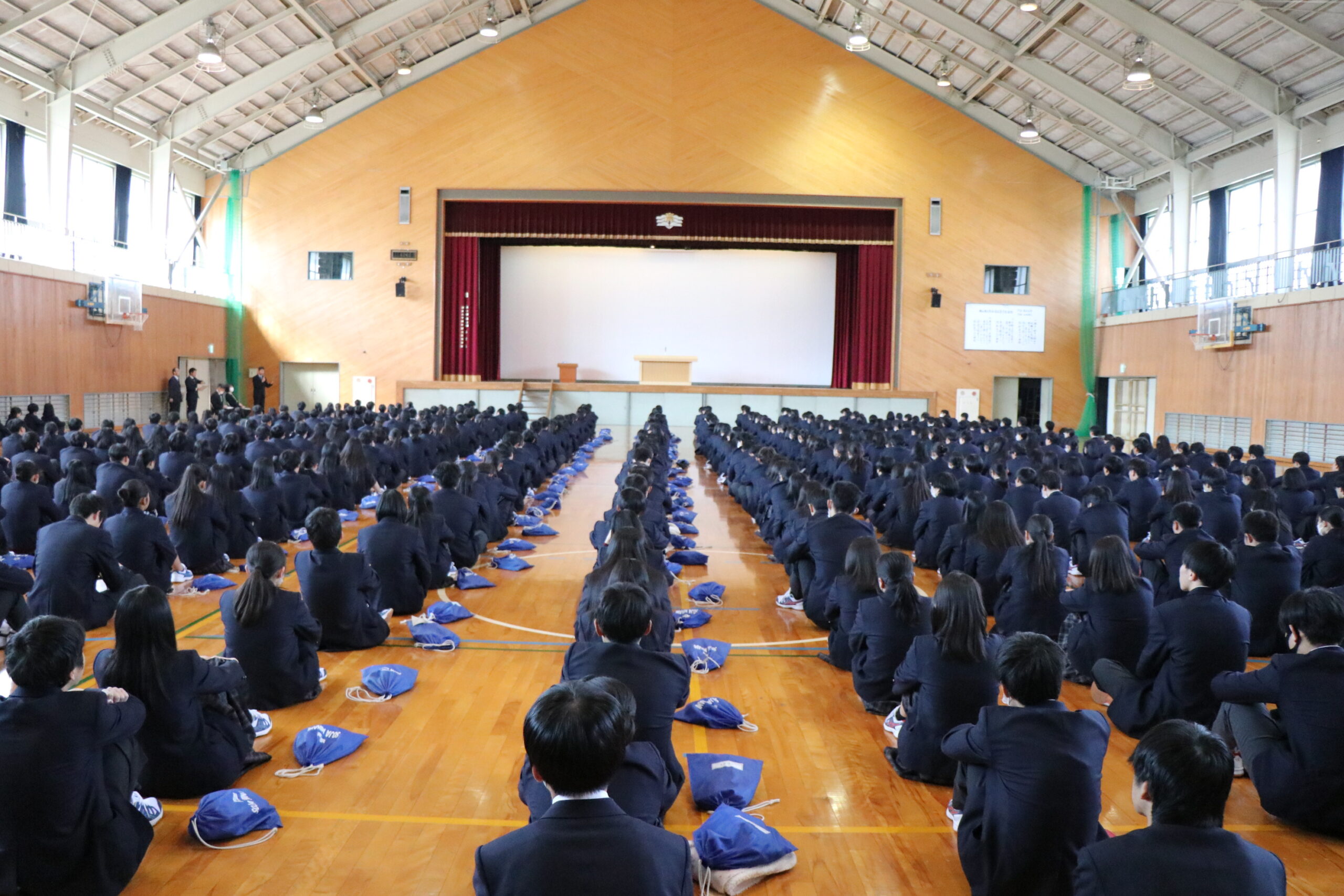 3学期の表彰式・終業式