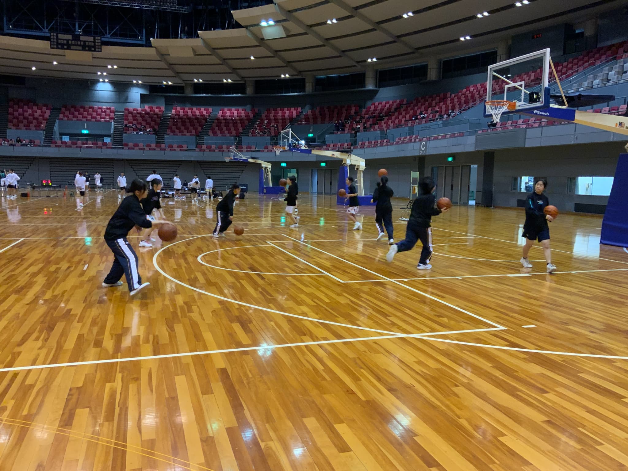 女子バスケの広島旅②